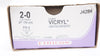 Ethicon J428H 2-0 VICRYL, PS-2, 19mm 3/8c Reverse Cutting, 27inch (x) - Box of 31