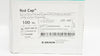 Braun R2000B Red Cap Dual Function Luer Lock Plug - Box of 100