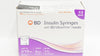 BD 328440 Insulin Syringes W/Ultra-Fine Ndle 1/2Unit 5/16inch x 31G - Box of 100