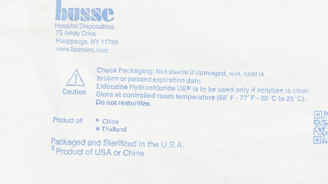 Busse 957 Safety Arthrogram Tray – Imedicsales