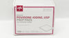 Medline MDS093917 Povidone-Iodine USP Prep Pads Medium 2-Ply (x) - Box of 96