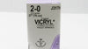 Ethicon J317H 2-0 Coated Vicryl Stre Violet Braided SH 26mm 1/2c Taper-Box of 36