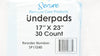 Secure SP17240 Underpads 17inch x 23inch - Pack of 30