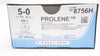 Ethicon 8756H 5-0 PROLENE Stre RB-1 17mm 1/2c Taperpoint, 18inch - Box of 36