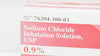 Ritedose 76204-300-03 NaCl Inhalation Solution, USP 0.9% 3ml (x) - Box of 100