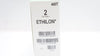 Ethicon 460T Ethilon Black Monofilament LR 75mm 3/8c Reverse Cut.20In-Box of 24