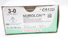 Ethicon C513D 3-0 Nurolon Polyamide 6.6 SH 26mm 1/2c, 8 x 18inch - Box of 11
