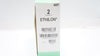 Ethicon 460T Ethilon Black Monofilament LR 75mm 3/8c Reverse Cut.20In-Box of 30