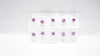 Vygon 828.01 Nutrisafe Syringe Caps, Purple - Lot of 10