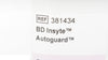 BD 381434 Insyte Autoguard IV Cath. 20Ga x 1.16inch, 60mL - Box of 30