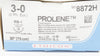 Ethicon 8872H 3-0 Prolene Polyprolene RB-1 17mm 1/2c,30In - Box of 34 (x)