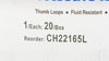 Carter-Health CH22165L Protective Isolation Gown Blue, Large (x) - Box of 20