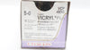 Ethicon VCP493G VICRYL Plus, P-3, Undyed Braided 18inch - Box of 12 (x)