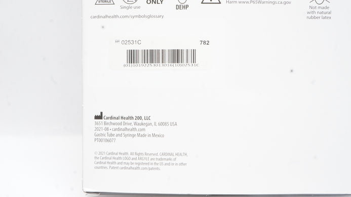 Cardinal Health 8888750018 Argyle Edlich Gastric Lavage Tray, L