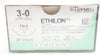 Ethicon 1673BH 3-0 Ethilon Stre FSLX 36mm 3/8c Reverse Cutting 30inch-Box of 36