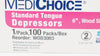 MediChoice WOD3003 Standard Tongue Depressors 6inch, Wood Shaft (x) - Box of 100