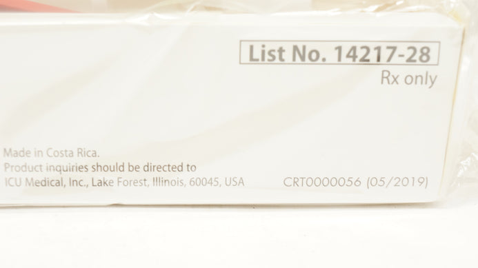 ICU Medical 14217-28 Primary Y-Type Blood Set 80inch 20drops