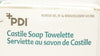 PDI D41900 Castile Soap Towelettes 7.7inch x 5.0inch - Box of 77