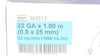 BD 383512 Nexiva Clodsed IV Cath. System 22GA x 1.00inch 33mL/min - Box of 19