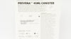 KCI Prevena Acelity Prevena 45ML Canister