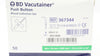 BD 367344 Vacutainer Push Button Blood Collection Set 21Gx3/4inx12in-Box of50(x)