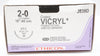 Ethicon J839D 2-0 Coated VICRYL Stre CT-1 36mm 1/2c Taper, 18 inch - Box of 12