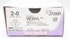 Ethicon J726D 2-0 Coated VICRYL CT-2 26mm 1/2c Taperpoint, 18inch - Box of 12