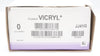 Ethicon JJ41G 0 Coated VICRYL Stre CT-1 36mm 1/2c Taper, 27inch - Box of 12