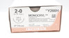 Ethicon Y266H 2-0 Monocryl CP-1 36mm 1/2c Reverse Cutting 27inch - Box of 36