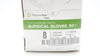 PremierPro 43680 Polyisoprene Ortho Surgical Gloves Size 8 - Box of 50