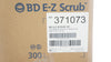 BD 371073 E-Z Scrub 107 Surgical Scrub Brush/Sponge 4% CHG - Case of 300