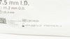 Covidien 18875 Shiley TaperGuard Oral Tracheal Tube 7.5mmID x 11.2mmOD x 25.4mm