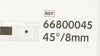 Smith&Nephew 66800045 VERSAJET II Plus Hydrosurgery Handpiece 45degree 8mm (x)