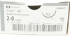 Covidien VLOCL0315, 2-0 V-Loc 180 Green, GS-21 1/2c 37mm Taper, 12inch -Box of 2