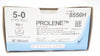 Ethicon 8556H 5-0 Prolene RB-1 17mm 1/2c Taper 36inch - Box of 34
