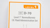 Smiths Medical D-70 Level 1 Normothermic IV Fluid Administration Set (x)