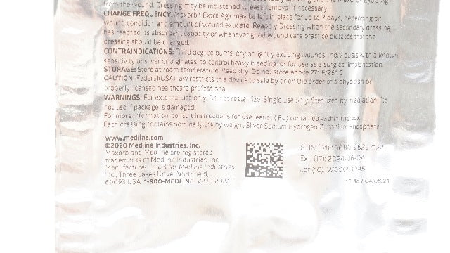 Medline MSC9412EP Maxorb Extra Alginate Wound Dressing 1 x 12 Rope (x ...