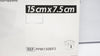 Covidien PPM1508X3 Parietene Macroporous Mesh 15cm x 7.5cm (x) - Box of 3