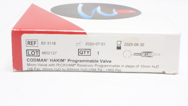 Codman 82-3116 hakim Programmable Valve (x) – Imedicsales