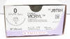 Ethicon J978H 0 Coated Vicryl CTX 48mm 1/2c Taperpoint 36In - Box of 31 (x)