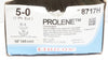 Ethicon 8717H 5-0 PROLENE Stre C-1 13mm 3/8c Taperpoint 18inch - Box of 22
