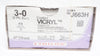 Ethicon J663H 3-0 VICRYL, CT-1, Straight Reverse Cutting, 27inch - Box of 36