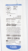 Cordis 533-619 Super Torque Plus JR3.5 Diagnostic Cath. 6 x .038in x 100cm (x)