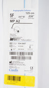 Cordis 534-544T Infiniti Thrulumen MP A2 Angiographic Cath.5F x.047in x 125cm(x)