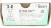Ethicon 1669H 3-0 Ethilon PS-2 19mm 3/8c, Reverse Cutting,18inch (x) - Box of 36