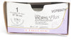 Ethicon VCPB947H 1 Coated Vicryl+ Antibacterial Stre. CTB-1 36mm - Box of 24 (x)