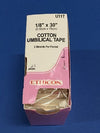 Ethicon U11T Cotton Umbilical Tape 1/8 -Box of 23