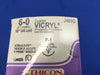 Ethicon J489G Coated VICRYL P-1 Undyed Braided 18 -Box of 10