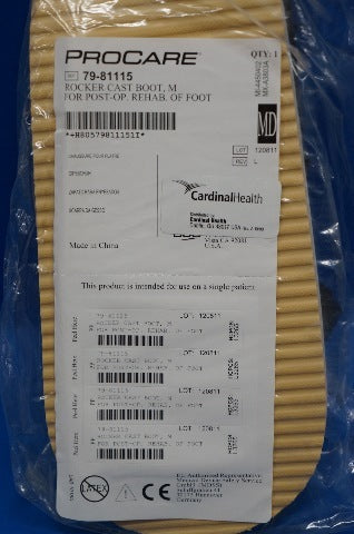 DJO 79-81115 Procare Rocker Cast Boot, M For Post-Op, Rehab, Of Foot ...