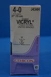 Ethicon J434H VICRYL, TF 13mm, Undyed Braided 18 - Box of 36